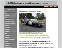 Tablet Screenshot of amateurfunk.dd3dj.de
